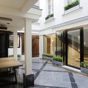 chauffage infrarouge heatscope idéal pour un patio ou une terrasse