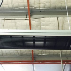 Infrarouge rayonnant HEATSCOPE SPOT pour les ateliers, entrepôts... Suspendus au-dessus d'un postes de travail ou l'on stationne longuement